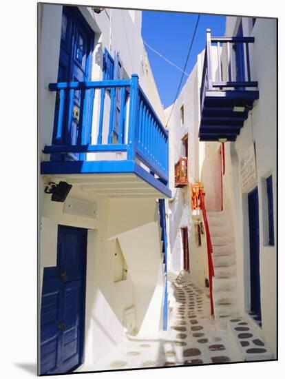 Mykonos, Mykonos Town, a Narrow Street in the Old Town,Cyclades Islands, Greece-Fraser Hall-Mounted Photographic Print