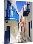 Mykonos, Mykonos Town, a Narrow Street in the Old Town,Cyclades Islands, Greece-Fraser Hall-Mounted Photographic Print