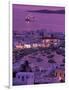 Mykonos Town at Night, Mykonos, Greece-Walter Bibikow-Framed Photographic Print