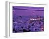 Mykonos Town at Night, Mykonos, Greece-Walter Bibikow-Framed Premium Photographic Print