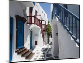 Mykonos Town, Chora, Mykonos, Cyclades, Greek Islands, Greece, Europe-Sergio Pitamitz-Mounted Photographic Print