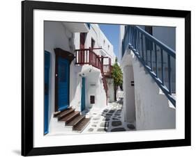 Mykonos Town, Chora, Mykonos, Cyclades, Greek Islands, Greece, Europe-Sergio Pitamitz-Framed Photographic Print