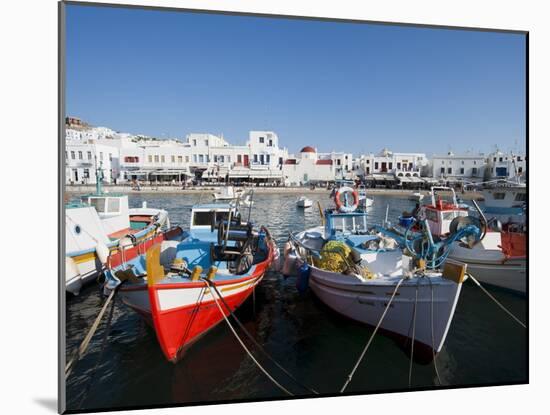 Mykonos Town, Chora, Mykonos, Cyclades, Greek Islands, Greece, Europe-Sergio Pitamitz-Mounted Photographic Print