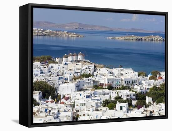 Mykonos Town, Island of Mykonos, Cyclades, Greek Islands, Greece, Europe-Richard Cummins-Framed Stretched Canvas