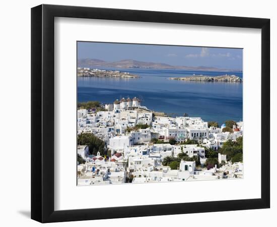 Mykonos Town, Island of Mykonos, Cyclades, Greek Islands, Greece, Europe-Richard Cummins-Framed Photographic Print