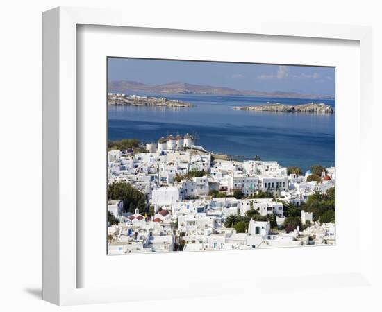 Mykonos Town, Island of Mykonos, Cyclades, Greek Islands, Greece, Europe-Richard Cummins-Framed Photographic Print