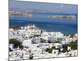 Mykonos Town, Island of Mykonos, Cyclades, Greek Islands, Greece, Europe-Richard Cummins-Mounted Photographic Print