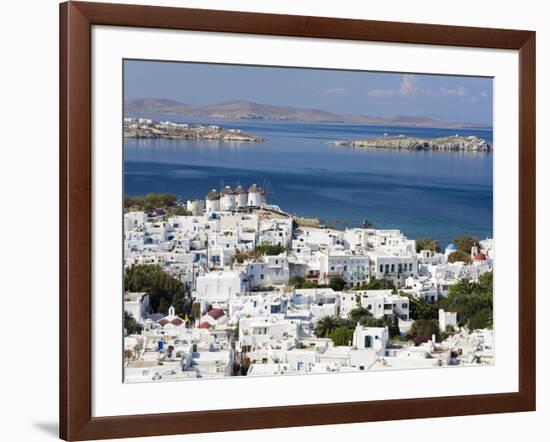 Mykonos Town, Island of Mykonos, Cyclades, Greek Islands, Greece, Europe-Richard Cummins-Framed Photographic Print