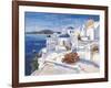 Mykonos-Luigi Florio-Framed Art Print