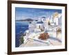 Mykonos-Luigi Florio-Framed Art Print