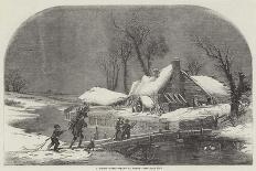 The First Fall of Snow-Myles Birket Foster-Giclee Print