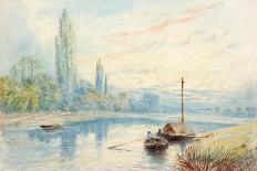 River Scene-Myles Birket Foster-Giclee Print