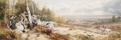 The First Fall of Snow-Myles Birket Foster-Giclee Print