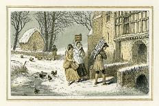 Christmas carol in praise of ale-Myles Birket Foster-Giclee Print
