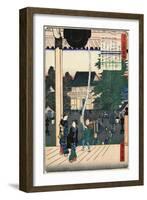 Myohoji Temple, Horinouchi, November 1862-null-Framed Giclee Print