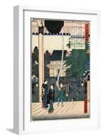 Myohoji Temple, Horinouchi, November 1862-null-Framed Giclee Print