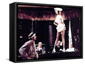 Myra Breckinridge, Roger C. Carmel, John Huston, Raquel Welch, Robert P. Lieb, 1970-null-Framed Stretched Canvas