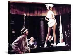 Myra Breckinridge, Roger C. Carmel, John Huston, Raquel Welch, Robert P. Lieb, 1970-null-Stretched Canvas