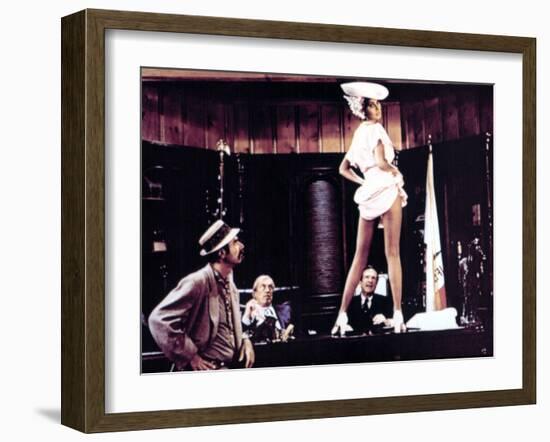 Myra Breckinridge, Roger C. Carmel, John Huston, Raquel Welch, Robert P. Lieb, 1970-null-Framed Photo