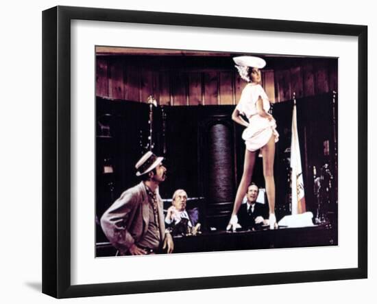 Myra Breckinridge, Roger C. Carmel, John Huston, Raquel Welch, Robert P. Lieb, 1970-null-Framed Photo