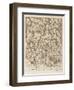 Myriad of Faces Looking in Different Directions: Characters and Caricatures-William Hogarth-Framed Photographic Print