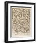 Myriad of Faces Looking in Different Directions: Characters and Caricatures-William Hogarth-Framed Photographic Print