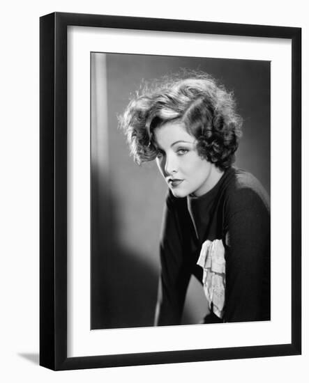 Myrna Loy, 1935-null-Framed Photographic Print