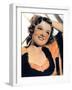 Myrna Loy, American Actress, 1934-1935-null-Framed Giclee Print