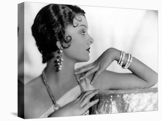 Myrna Loy, c.1931-null-Stretched Canvas