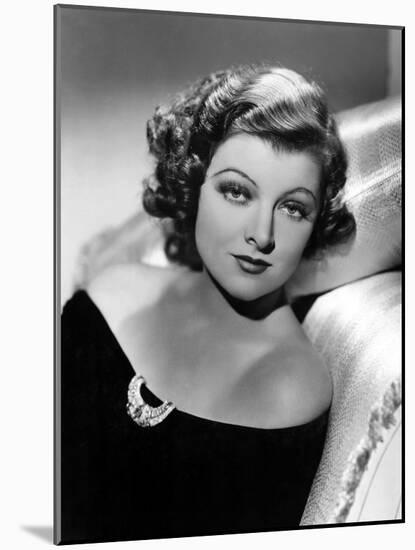 Myrna Loy, December 21, 1935-Clarence Sinclair Bull-Mounted Photo