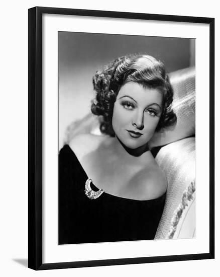 Myrna Loy, December 21, 1935-Clarence Sinclair Bull-Framed Photo