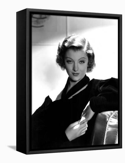 Myrna Loy, July 2, 1936-null-Framed Stretched Canvas