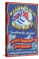 Myrtle Beach, South Carolina - Kite Shop-Lantern Press-Stretched Canvas