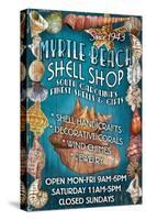 Myrtle Beach, South Carolina - Shell Shop-Lantern Press-Stretched Canvas