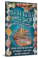 Myrtle Beach, South Carolina - Shell Shop-Lantern Press-Stretched Canvas