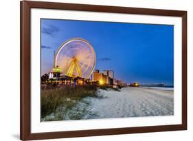 Myrtle Beach, South Carolina, USA City Skyline-Rob Hainer-Framed Photographic Print