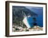 Myrtos Bay and Beach, Kefalonia, Ionian Islands, Greek Islands, Greece-Michael Short-Framed Photographic Print