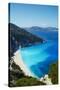 Myrtos Beach, Cephalonia, Ionian Islands, Greek Islands, Greece, Europe-Tuul-Stretched Canvas