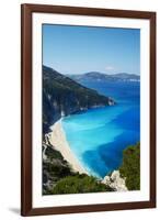 Myrtos Beach, Cephalonia, Ionian Islands, Greek Islands, Greece, Europe-Tuul-Framed Photographic Print