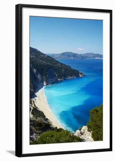 Myrtos Beach, Cephalonia, Ionian Islands, Greek Islands, Greece, Europe-Tuul-Framed Photographic Print