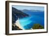 Myrtos Beach, Cephalonia, Ionian Islands, Greek Islands, Greece, Europe-Tuul-Framed Photographic Print