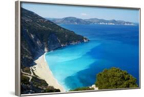 Myrtos Beach, Cephalonia, Ionian Islands, Greek Islands, Greece, Europe-Tuul-Framed Photographic Print