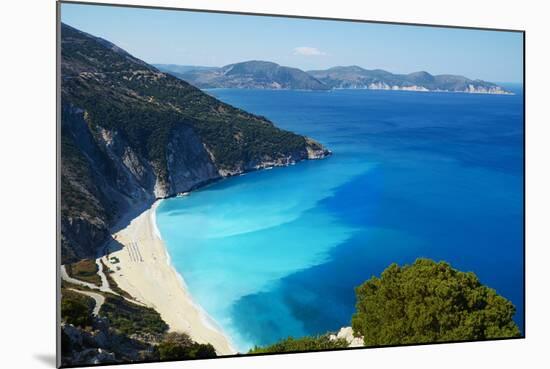 Myrtos Beach, Cephalonia, Ionian Islands, Greek Islands, Greece, Europe-Tuul-Mounted Photographic Print