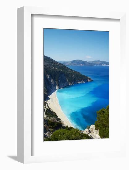 Myrtos Beach, Cephalonia, Ionian Islands, Greek Islands, Greece, Europe-Tuul-Framed Photographic Print