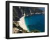 Myrtos Beach, the Best Beach for Sand Near Assos, Kefalonia (Cephalonia), Ionian Islands, Greece-R H Productions-Framed Photographic Print