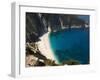 Myrtos Beach, the Best Beach for Sand Near Assos, Kefalonia (Cephalonia), Ionian Islands, Greece-R H Productions-Framed Photographic Print