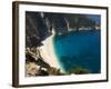 Myrtos Beach, the Best Beach for Sand Near Assos, Kefalonia (Cephalonia), Ionian Islands, Greece-R H Productions-Framed Photographic Print