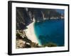 Myrtos Beach, the Best Beach for Sand Near Assos, Kefalonia (Cephalonia), Ionian Islands, Greece-R H Productions-Framed Photographic Print