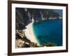 Myrtos Beach, the Best Beach for Sand Near Assos, Kefalonia (Cephalonia), Ionian Islands, Greece-R H Productions-Framed Photographic Print