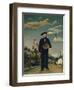 Myself: Portrait-Landscape, 1890-Henri Rousseau-Framed Art Print